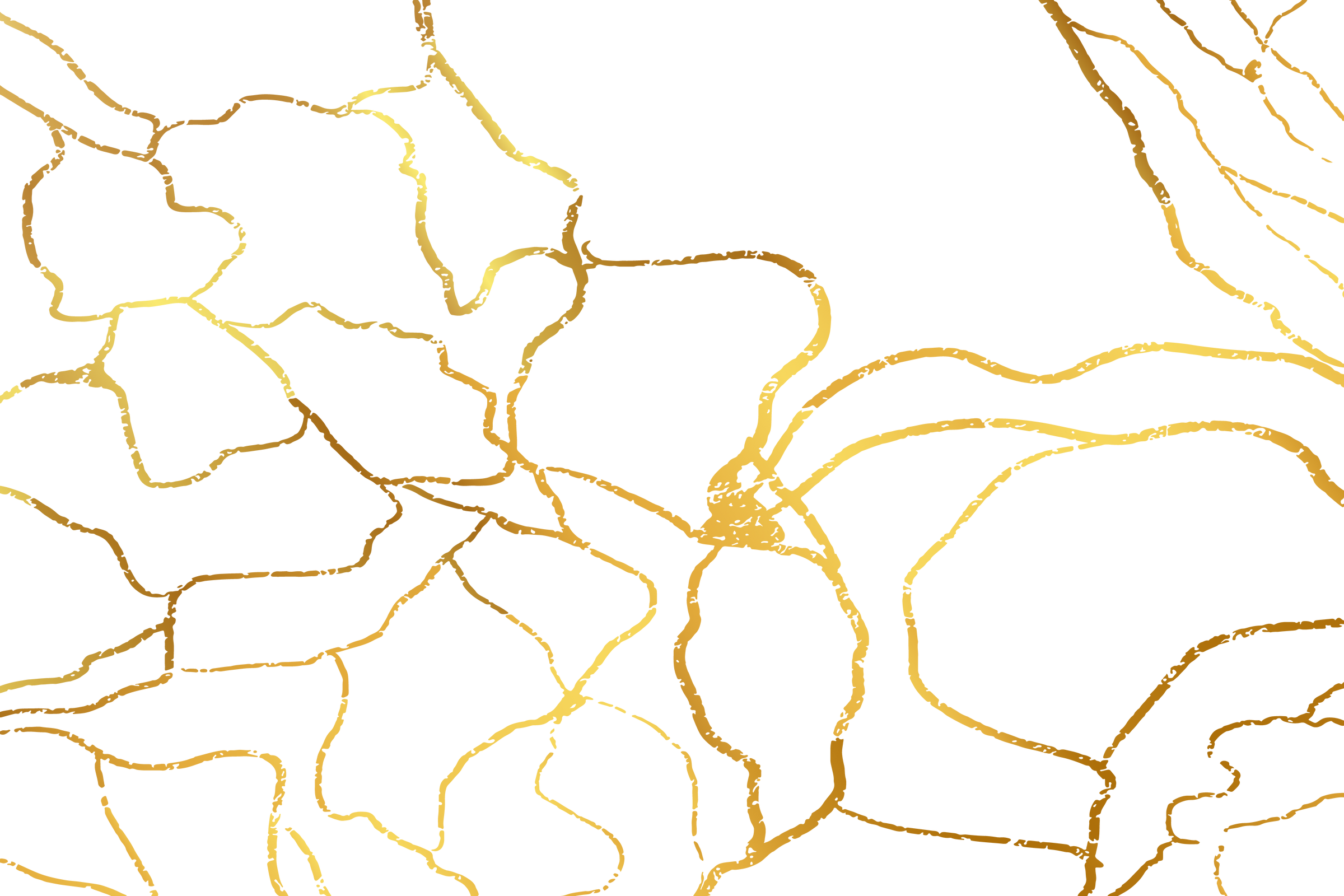 Gold Kintsugi Cracks